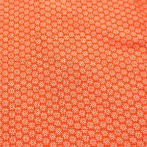 Stoff Blume orange - 8,00 EUR/m - 100% Baumwolle - Patchwork Bild 2