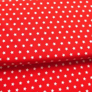 Stoff Sterne rot  - 8,00 EUR/m - 100% Baumwolle - Patchwork Bild 1