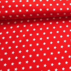 Stoff Sterne rot  - 8,00 EUR/m - 100% Baumwolle - Patchwork Bild 2