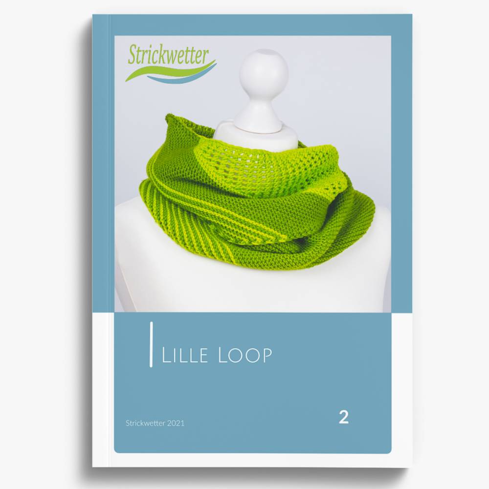 Strickanleitung Rundschal Lille Loop - gedrucktes Anleitungsheft Bild 1