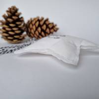 Deko-Weihnachtsstern "Joy" - aus Vintage-Baumwollstoff 60er Jahre - von he-ART by helen Bild 5