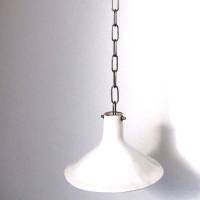Lampenschirm mit Kettenaufhängung und Baldachin Keramik Vintagestil Wohnungsdekoration Bild 3