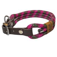 Hundehalsband, verstellbar, ab 20 cm, braun, oliv, pink, rosa Bild 3