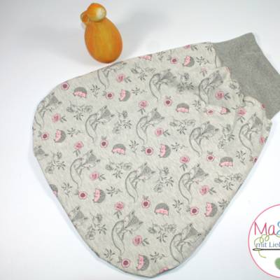 Strampelsack Schlafsack Fuchs und Igel – Kuscheliger Schlafsack für Babys