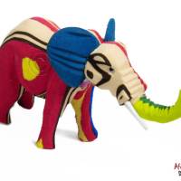 Skulptur Elefant klein aus Flip Flops Bild 1
