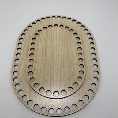 Korbboden Holzboden Boden korb Rund Oval Kreis Viereck Quadrat Häkelboden für Häkelkorb Mdf Holzböden Häkelkörbe