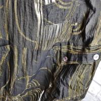 True Vintage 90er Jahre langes Latzkleid Magma Größe 36 38 Dunkelgrün Khaki Crazy Ausbrenner Hippie Kleid Bild 6