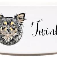 Keramik Futternapf CHIHUAHUA ︎ personalisiert ︎ Hundenapf mit Name Bild 1