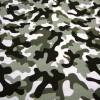1,03m Reststück Baumwoll-Jersey Camouflage weiß grau schwarz Jerseystoff Tarnstoff Tarnfleck Bild 3