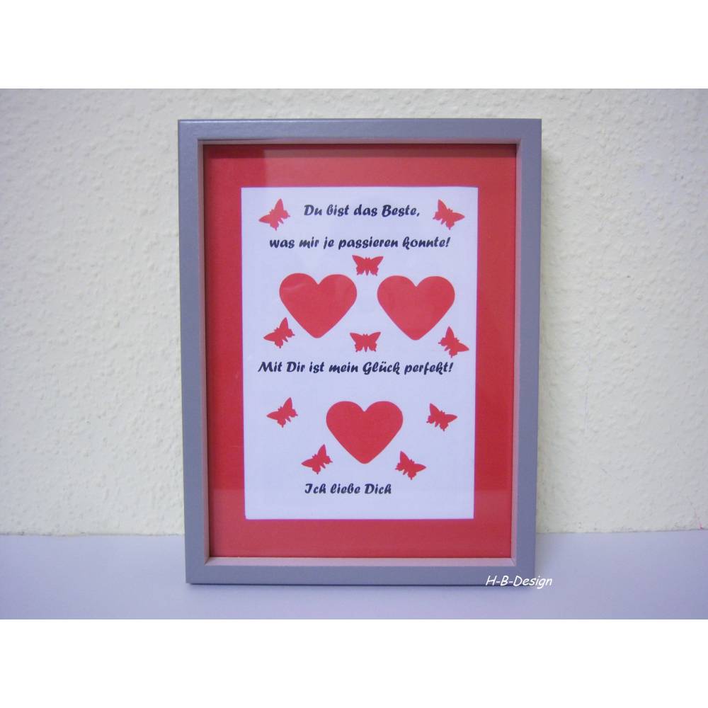 Postkarte Ich liebe Dich Valentinstag Hochzeitstag Geschenk Umschlag Herz-en 14 