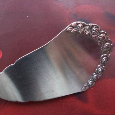 Besteckschmuck Haarspange  Haarspange *Rosengarten* aus einem Tortenheber