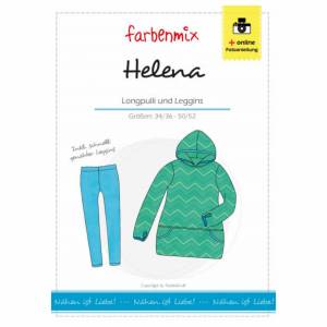 Helena - Longpulli und Leggings - Papierschnittmuster - farbenmix - Damenschnittmuster Bild 1