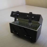 Miniatur Reisen Koffer -  Dekoration im Puppenhaus oder zum Basteln für den Feengarten Bild 1