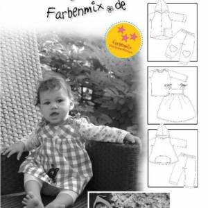 Zwergenverpackung -  Babyschnittmuster - Papierschnittmuster - farbenmix Bild 3