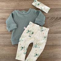 Baby Set Sweater mit Hose und Stirnband Gr. 68 Bild 6