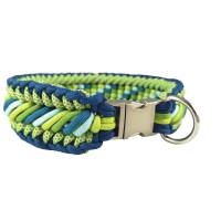 Paracord-Halsband Hund, robust, reflektierend, Hundehalsband, Leine Bild 2