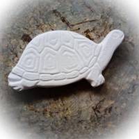 Schildkröte - 1 Rohling, Relief aus hochwertigem Stuckgips  zum selber bemalen Bild 1