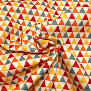 Stoff Dreiecke - rohweiß - 8,00 EUR/m - 100% Baumwolle - Patchwork Bild 5
