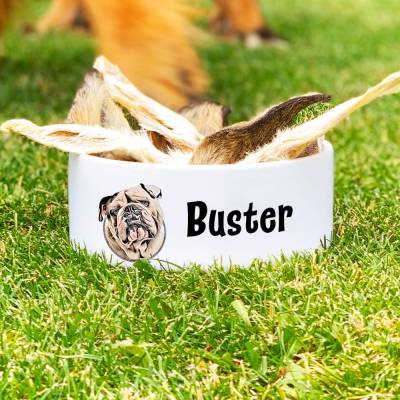 Personalisiert Leckerlidose Mit Hundemotiv - Über 90 Rassen, Mit Wunschnamen