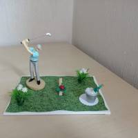 Geldgeschenk - Dekoration für den Golfer  Golf Sport - Geschenkidee Bild 1