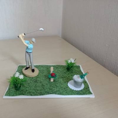 Geldgeschenk - Dekoration für den Golfer  Golf Sport - Geschenkidee