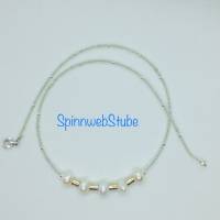 Perlenkette "Peridot mit Süßwasserperlen und Silber" Bild 1