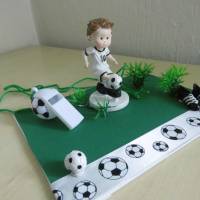 Geldgeschenk Geschenkdeko Fußball Fussball Geschenkidee - Geburtstag - Vatertag - Valentinstag Bild 2