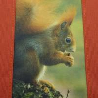 Kindertasche 'Eichhörnchen Fritzi', Feincord, Innentasche mit Eicheln-als 'Futter-Stoff' :) Bild 4