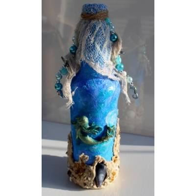 19 cm aus Keramik für eine Maritime Dekoration Meerjungfrau ca 