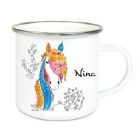Geschenke für Pferdeliebhaber, personalisierte Tasse Pferd, Geschenke für  Pferdemädchen Bild 5