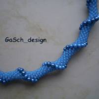 Häkelkette, gehäkelte Perlenkette * Eine perfekte Welle Bild 2