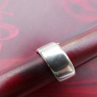 Besteckschmuck Ring   *Anemone* Ring aus einem Löffel Größe 60 Stielende Bild 2