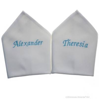 Stoffservietten Hochzeit Geburtstag mit Name