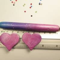 Diamond painting pen "metallic shine pinklilablau" mit 2 Metallaufsätzen plus 2 Mindermagnete Bild 3