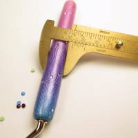 Diamond painting pen "metallic shine pinklilablau" mit 2 Metallaufsätzen plus 2 Mindermagnete Bild 4