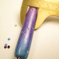 Diamond painting pen "metallic shine pinklilablau" mit 2 Metallaufsätzen plus 2 Mindermagnete Bild 5