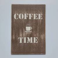 Holzschild "Coffee Time" im Shabby Look Bild 1
