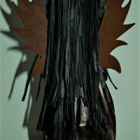 Engelsfigur STEAMPUNK-TINE Steampunk Gothic Dekoration Verrückter Engel Skulptur Upcycling Halloweendeko Bild 7