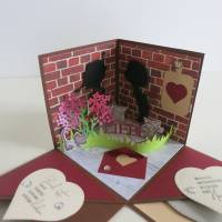 Explosionsbox aus Papier - Der Liebe wegen Bild 1