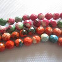 Facettierte Ozean Jade Perlen 8 mm 2 Farben zur Auswahl Bild 1