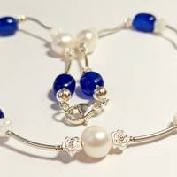 Edelstein Damenkette Perlenkette Bild 1