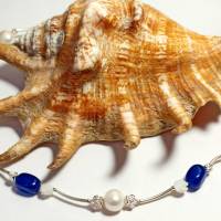 Edelstein Damenkette Perlenkette Bild 4