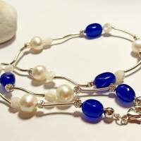 Edelstein Damenkette Perlenkette Bild 5