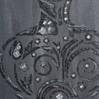 Acrylbild FLACON IN GRAU elegante Grautöne mit Glitzersteinchen auf einem Keilrahmen Collage Parfumflacon Bild 3