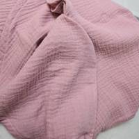 Dreieckstuch aus Musselinstoff, Musselintuch in rosa, leichter Schal, handmade von la piccola Antonella Bild 3