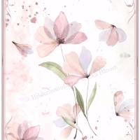 *LOVE FLOWERS...* 3er Set in Pastel Rosa Aquarell Handlettering Print Poster Kunstdruck Bild mit Spruch Spruch Geschenk Bild 4