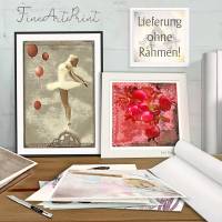 *LOVE FLOWERS...* 3er Set in Pastel Rosa Aquarell Handlettering Print Poster Kunstdruck Bild mit Spruch Spruch Geschenk Bild 6
