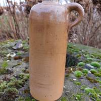 Vintage Steinzeug Flasche, Keramik Vase. Bild 2