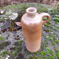 Vintage Steinzeug Flasche, Keramik Vase. Bild 3