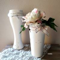 Vasen im Vintagestyle weiß gekalkt Bild 9